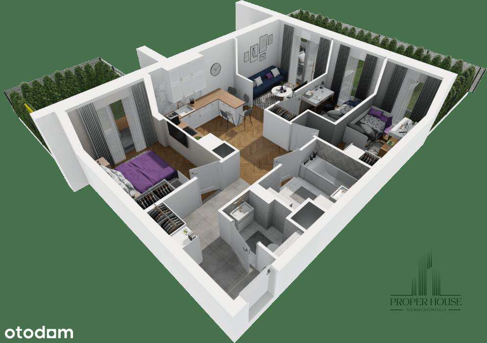 Idealne dla rodziny! Mieszkanie z dwoma ogródkami w Lublinie-1