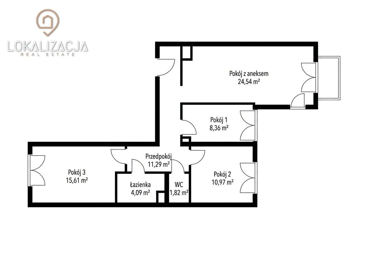 Pzestrzeń dla rodziny 78,65m2 - 4 pok l 1 piętro-10