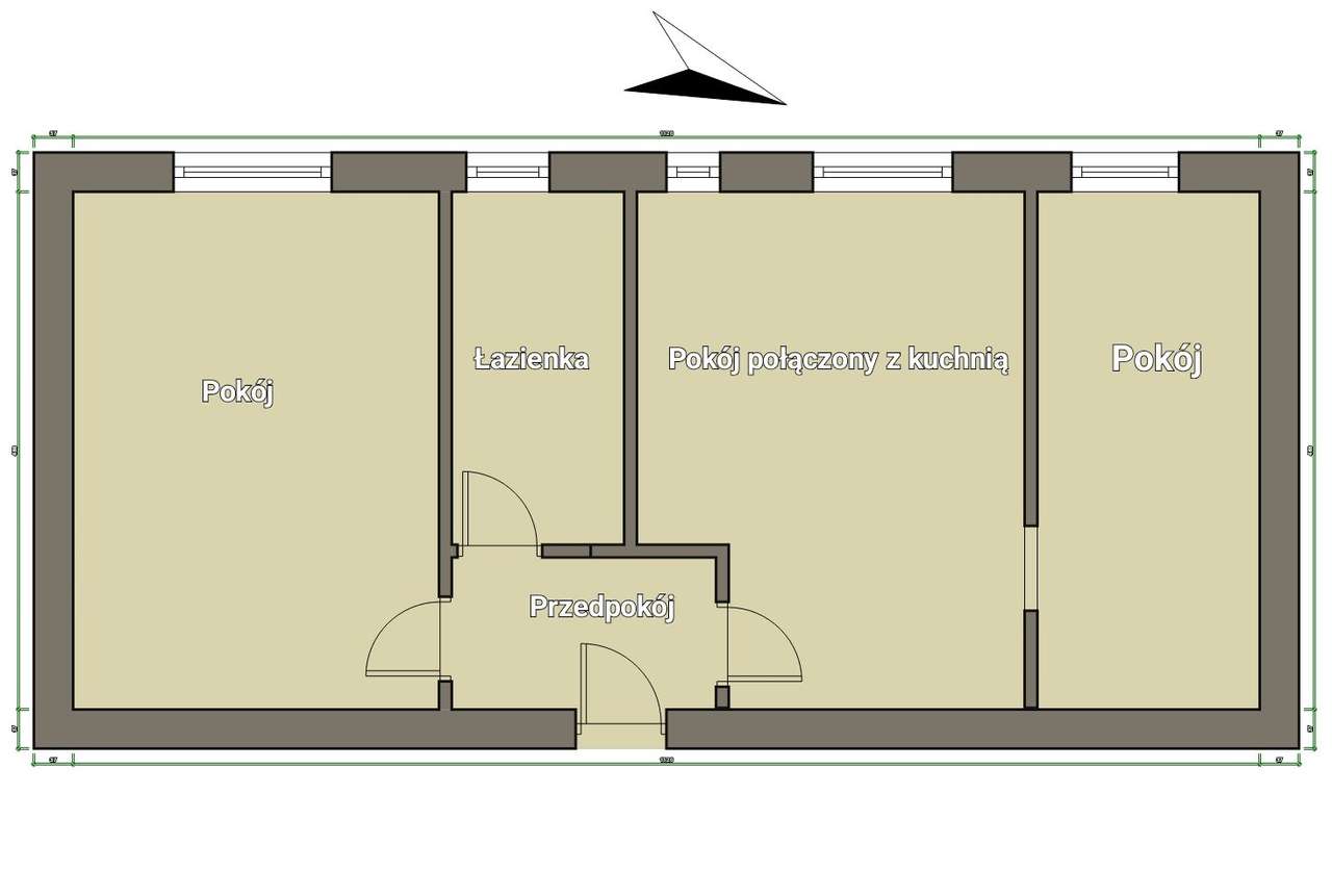 3 pokoje | Wysoki Parter | Praktyczny układ pomieszczeń-18