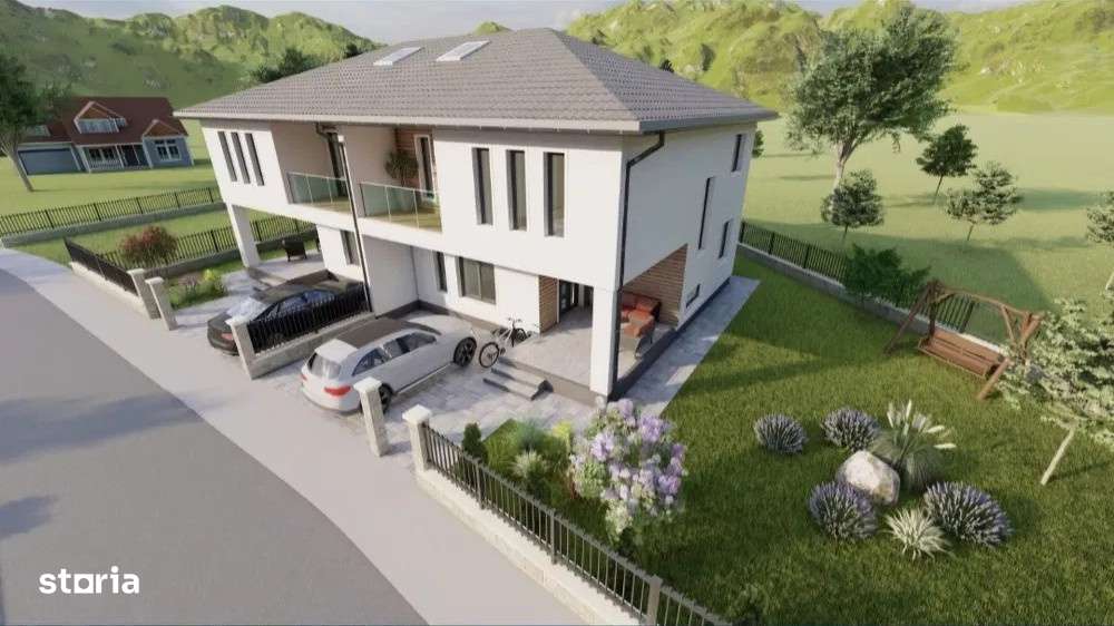 Teren in CHINTENI teren intravilan, 713 mp, cu proiect de DUPLEX - Imagine principală: 1/5