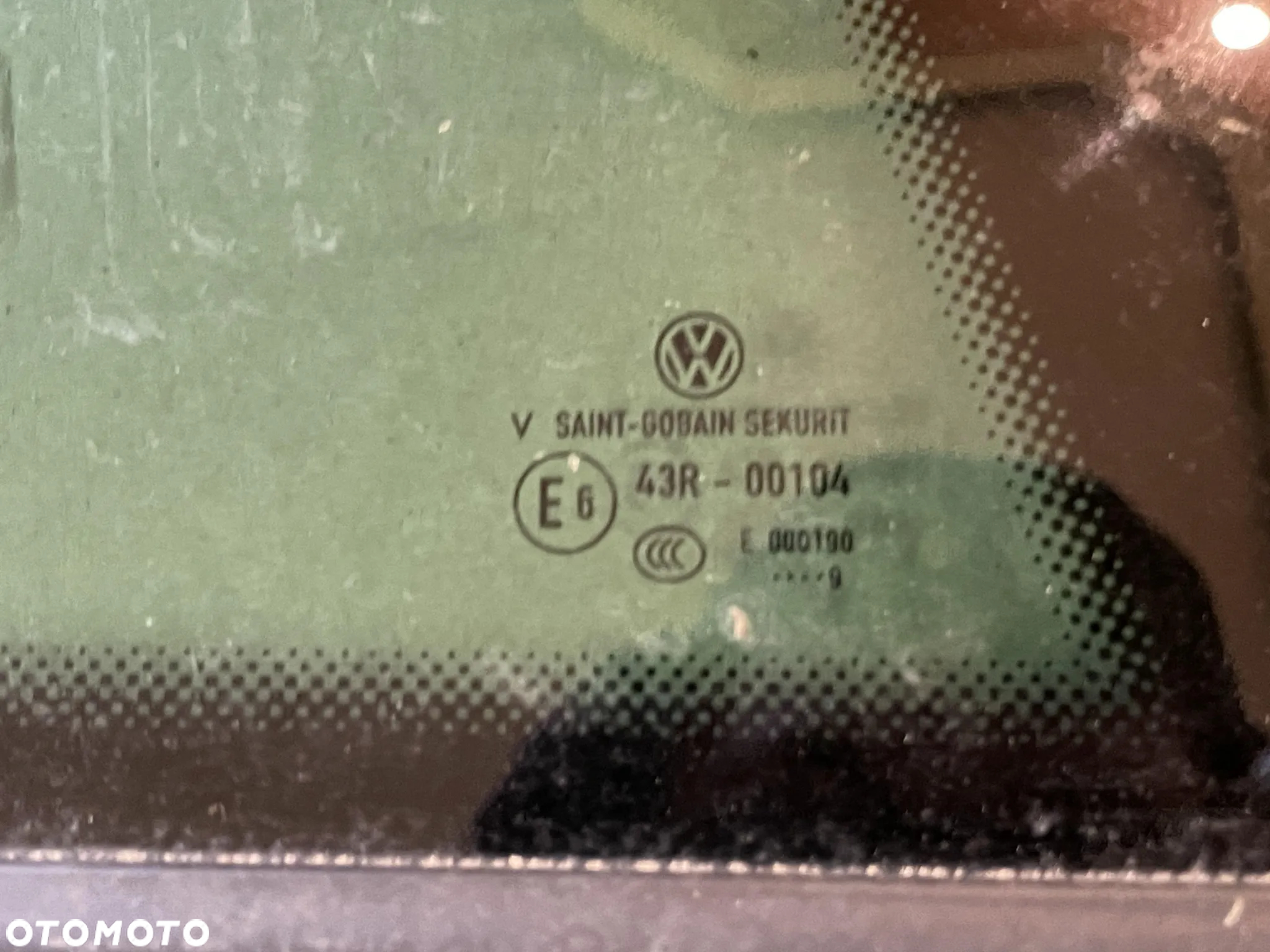 Szyba boczna karoseryjna Volkswagen Scirocco lewa prawa OE - 4