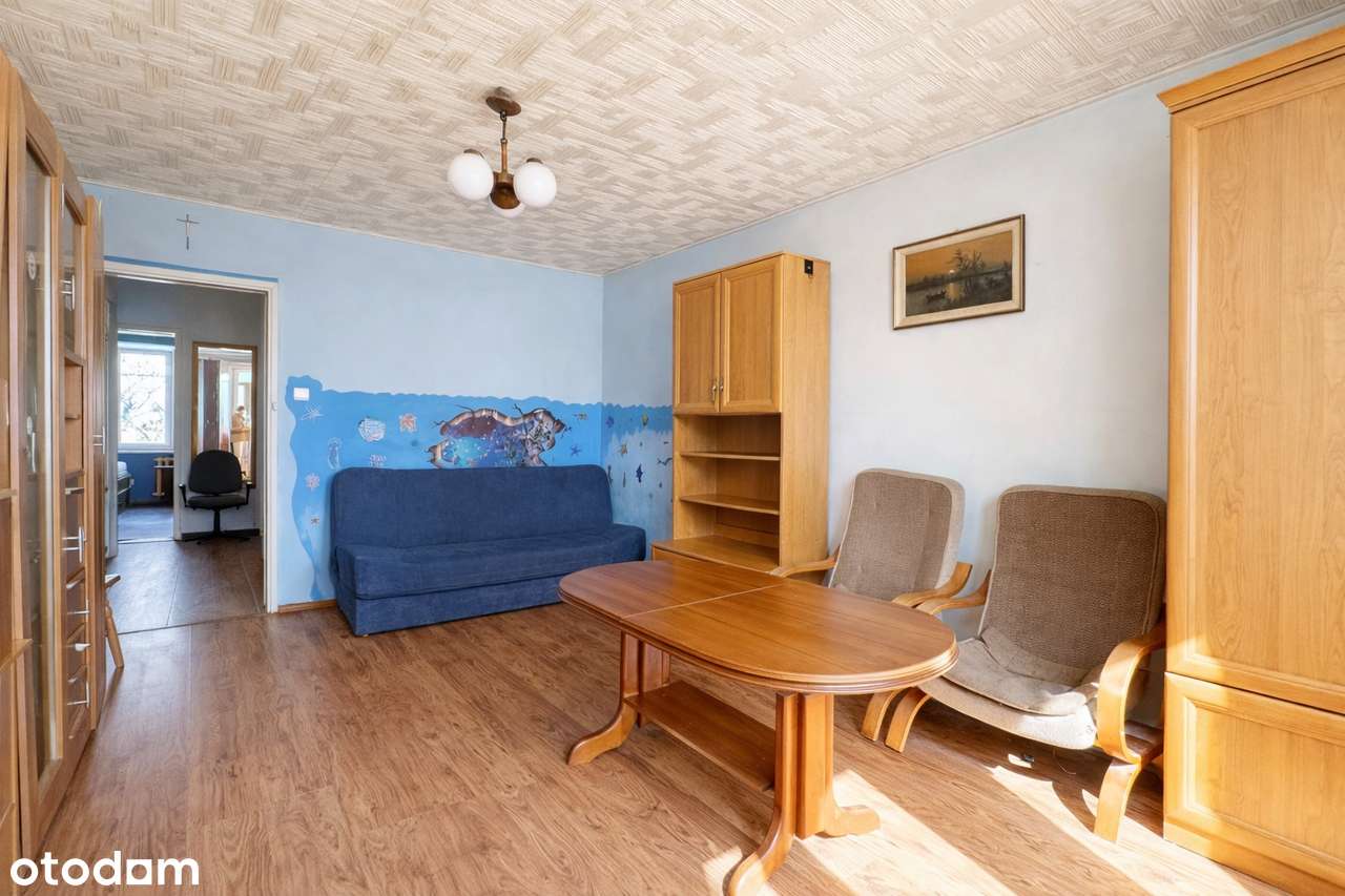 2 pokoje | Osobna jasna kuchnia | Balkon | Piwnica | MPEC-2