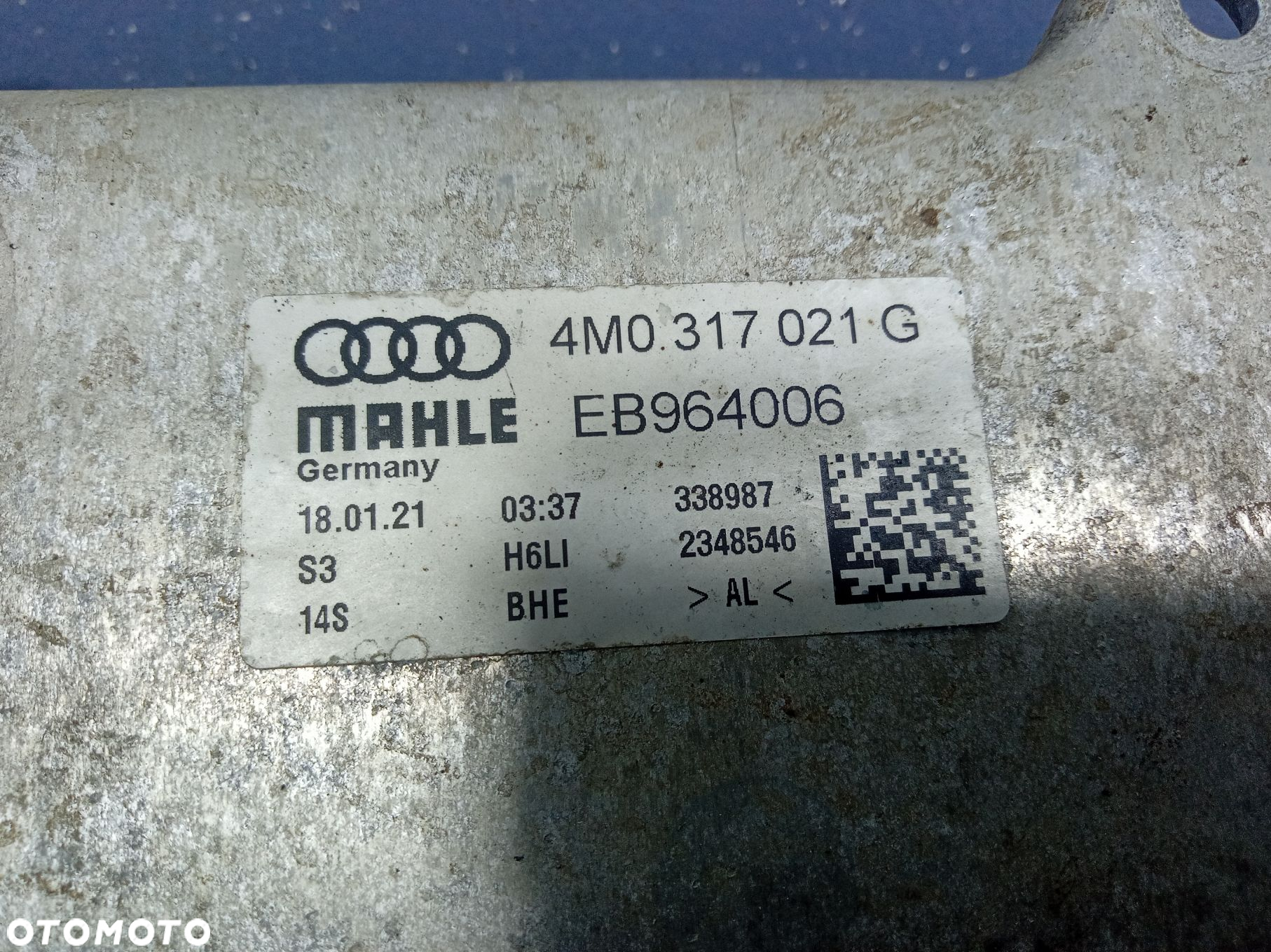 AUDI Q8 RSQ8 4M8 4.0 TFSI CHŁODNICA OLEJU 4M0317021G - 6