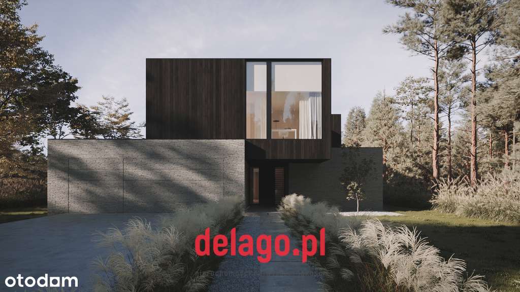 Wolnostojący dom z basenem, ściana lasu. - Pełny obrazek: 5/10