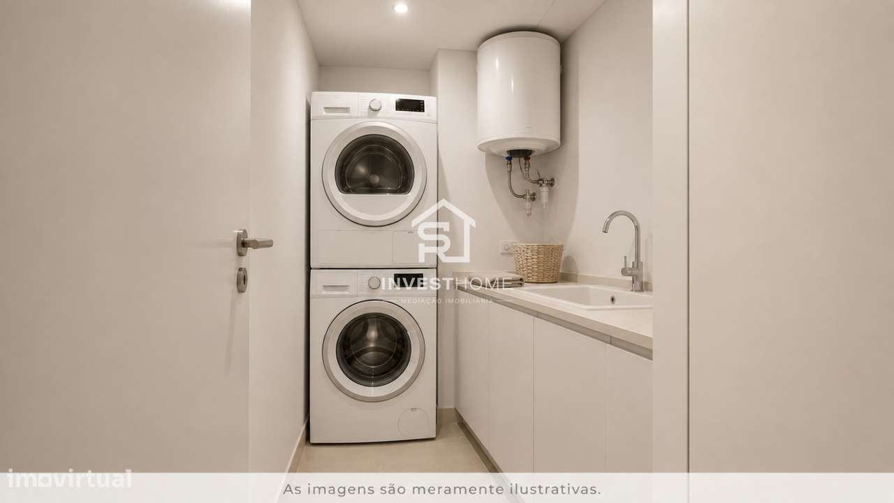 Apartamento T3 | Em construção | Varandas | Churrasqueira | Garagem-8
