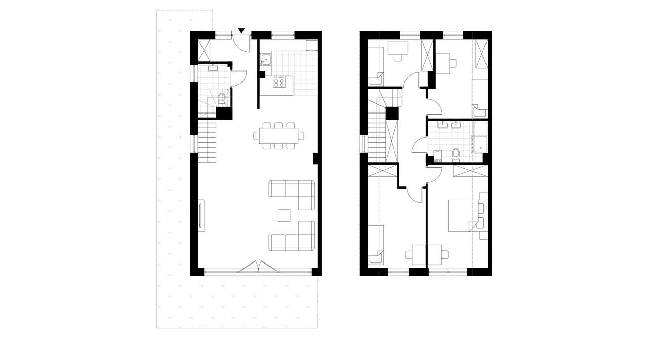 4-pokojowy dom 124m2 + ogródek Bezpośrednio - Pełny obrazek: 3/8