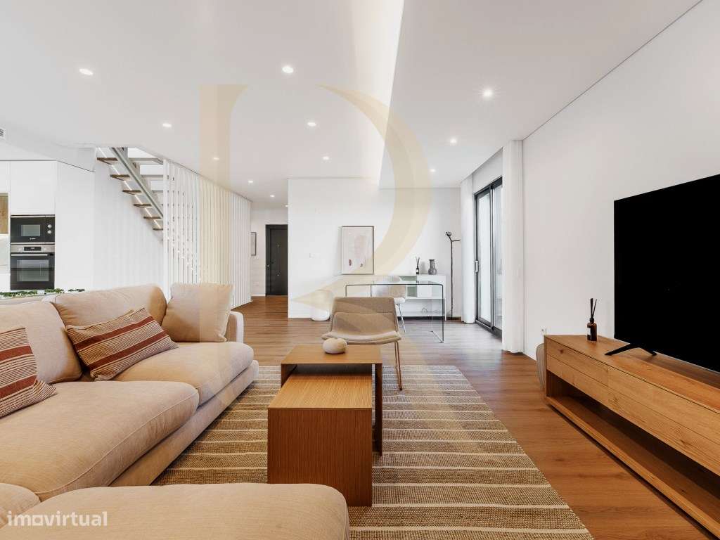 Moradia geminada T3 nova com garagem e piscina nos Foros de Amora -... - Grande imagem: 4/30