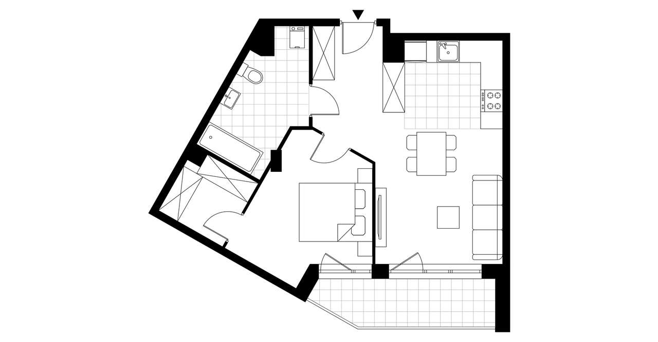 Stara Cegielnia Mielec | mieszkanie 2-pok. | C_M46 - Pełny obrazek: 4/9
