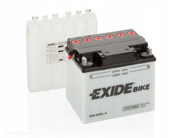 Akumulator Exide E60-N30L-A 30Ah 300A P+ MOŻLIWY DOWÓZ MONTAŻ - 2