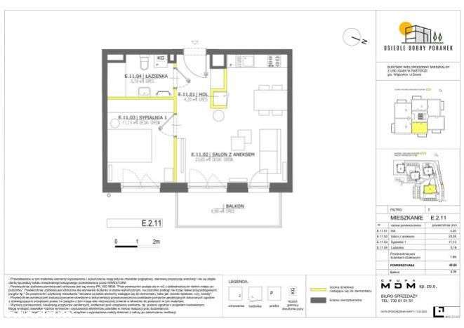 Dobry Poranek | mieszkanie 2-pok. | E.2.11 - Pełny obrazek: 3/16