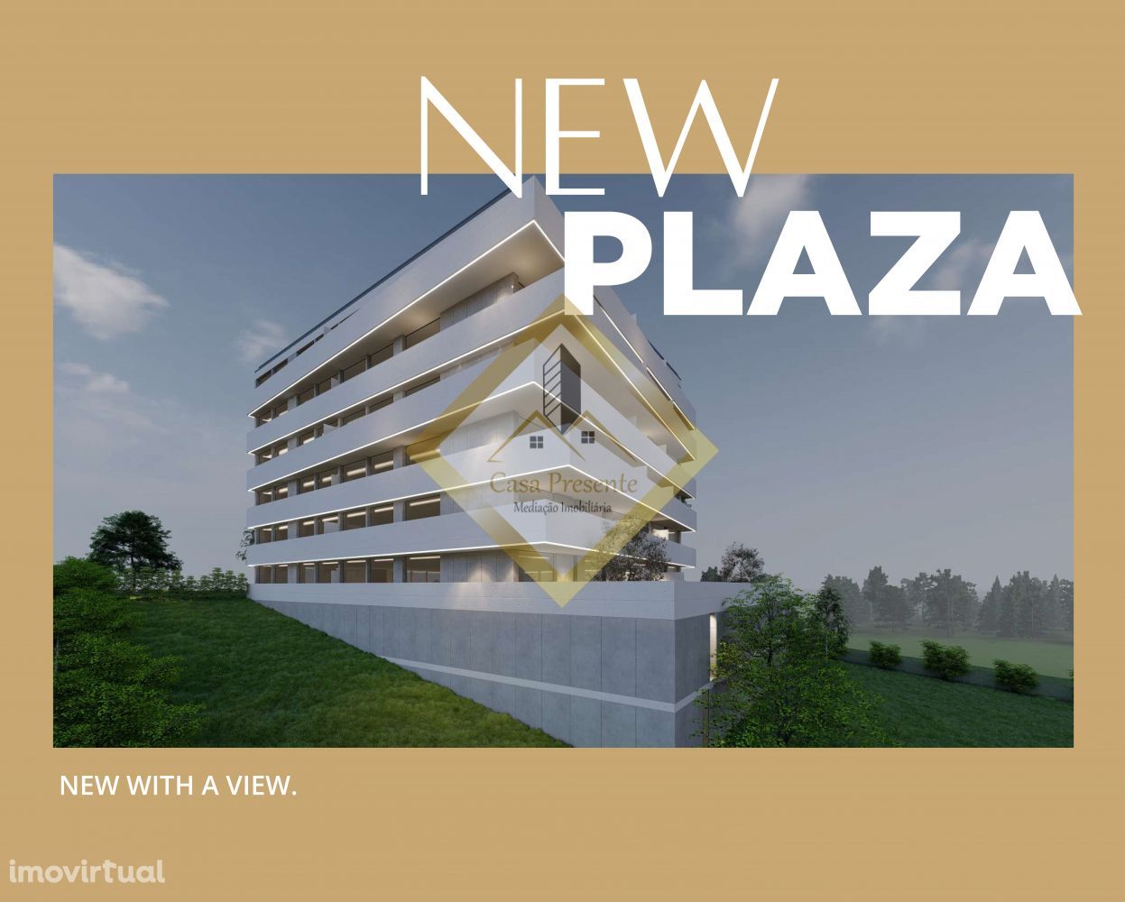 Empreendimento Novo New Plaza em Gaia Junto do Rio Douro e Praias!!Can