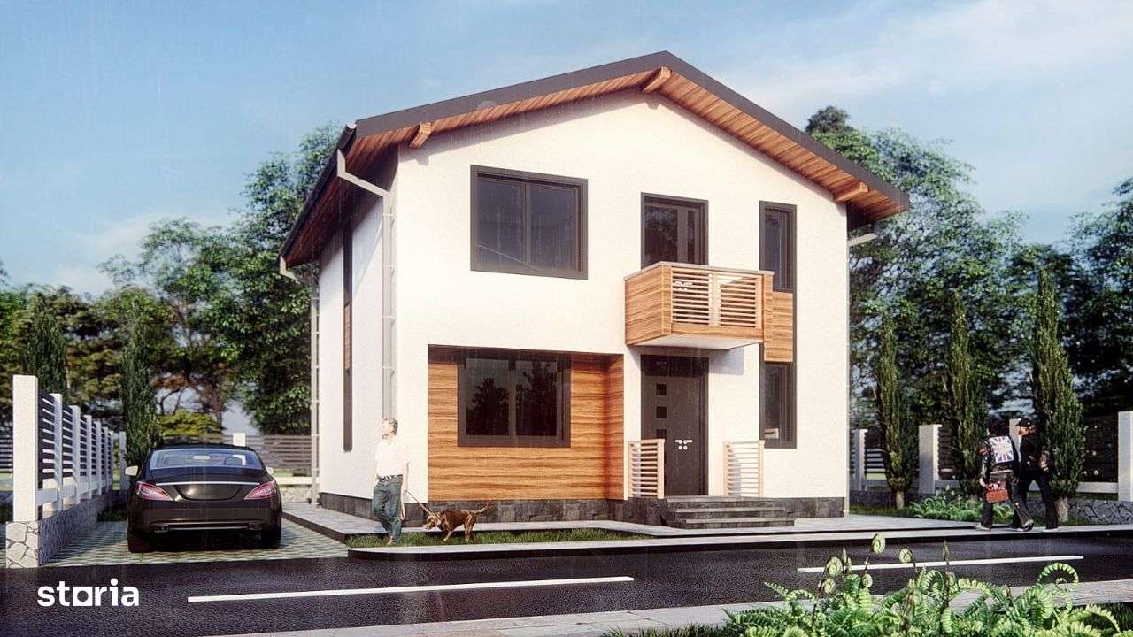 CANALIZARE! Incalzire in pardoseala! Vila 4 camere Bucium - Visan - Imagine principală: 1/8