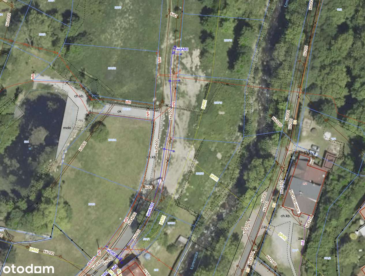 Widokowa działka w Karpaczu z potokiem w granicy - Pełny obrazek: 4/4