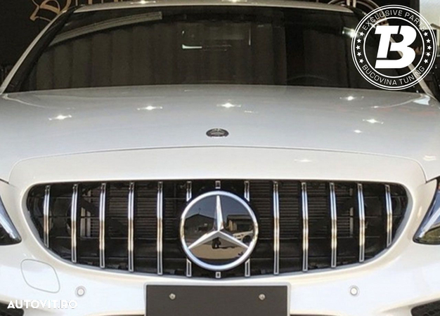 Grila compatibila cu Mercedes C Class W205 GT-R Design - 5