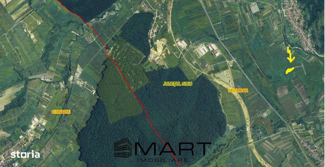 Teren extravilan 2000 mp, zona Selimbar (Mohu) - Imagine principală: 4/4