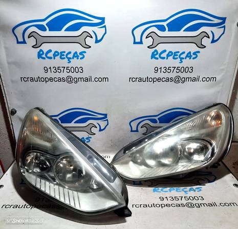 OTICA OTICAS ESQUERDO DIREITO FORD SMAX S-MAX S MAX GALAXY 6M2113W029AF 6M2113W030AF OPTICA OPTICAS FAROL FAROIS - 2