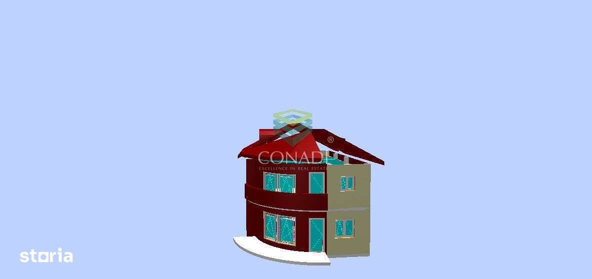 Vila la rosu cu 2000mp curte in comuna Cornetu-15