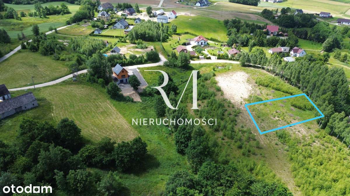 Działka otoczona lasem-12km od trasy S-6-2