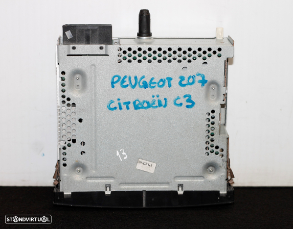 RÁDIO PEUGEOT 207 / CITROËN C3 - 4