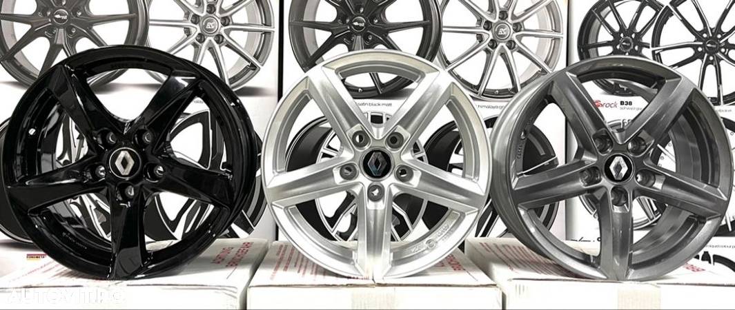 Jante Renault Megane 3, 4, Laguna, Latitude, Talisman, Scenic, Kadjar, Clio 4 new, noi, 16” - 7