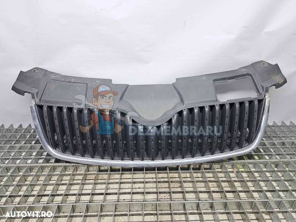 Grila bara fata Skoda Fabia 2 Combi (5J, 545) [Fabr 2007-2014] 5J0853668A - 1