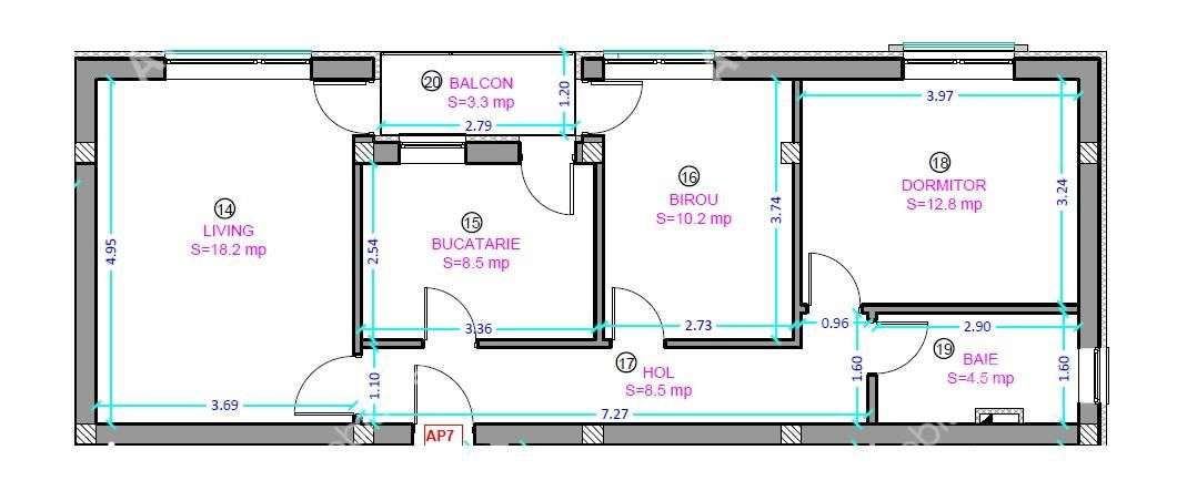 Apartament cu 3 camere decomandate etaj 1 zona Selimbar\/Vasile Aaron - Imagine principală: 4/11