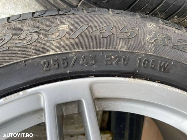 Jante aliaj originale AUDI Q5 cu cauciucuri vara 255/45R20 - 7