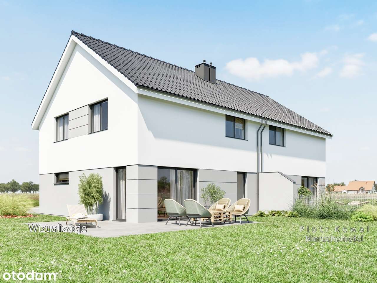 Bliźniak z garażem - 124 m2 - pełne media - działka 430 m2-4