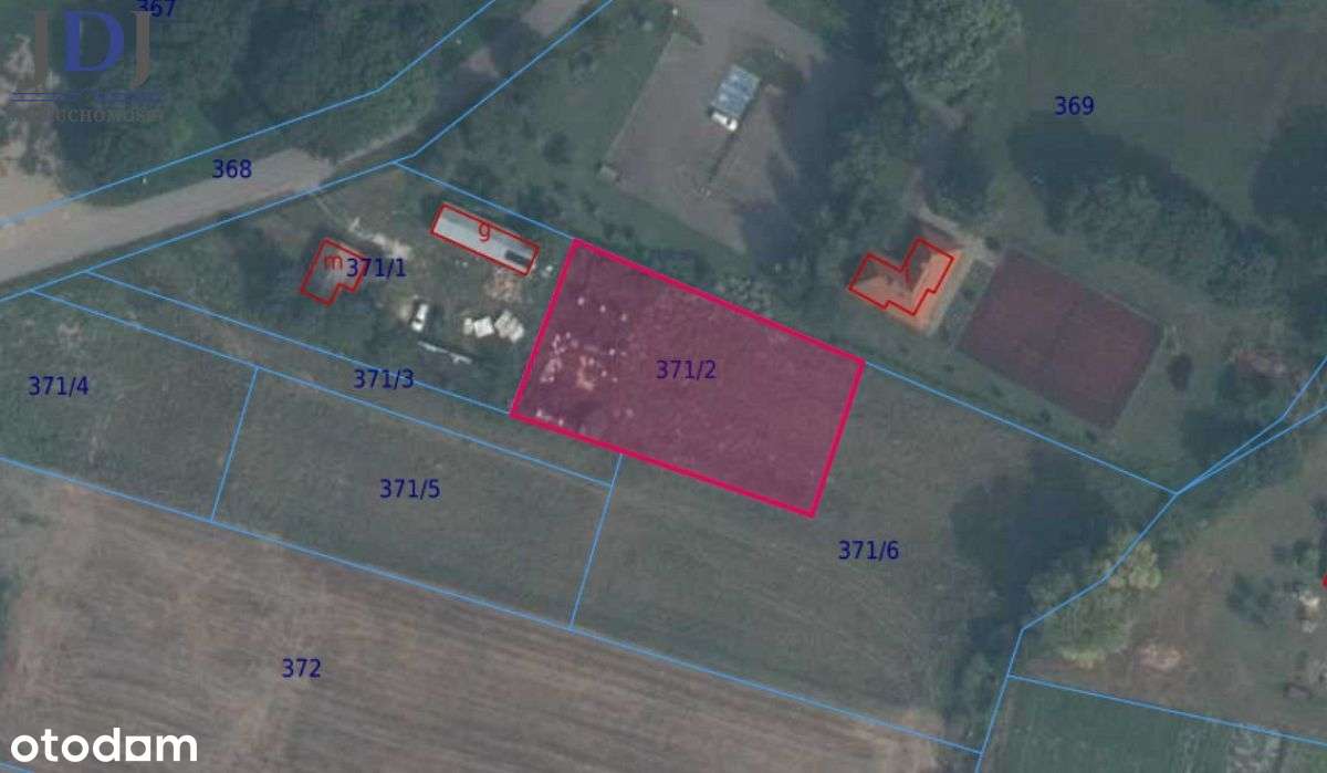 DZIAŁKA BUDOWLANA 1502 M2 - NOWE DEPUŁTYCZE - Pełny obrazek: 2/5