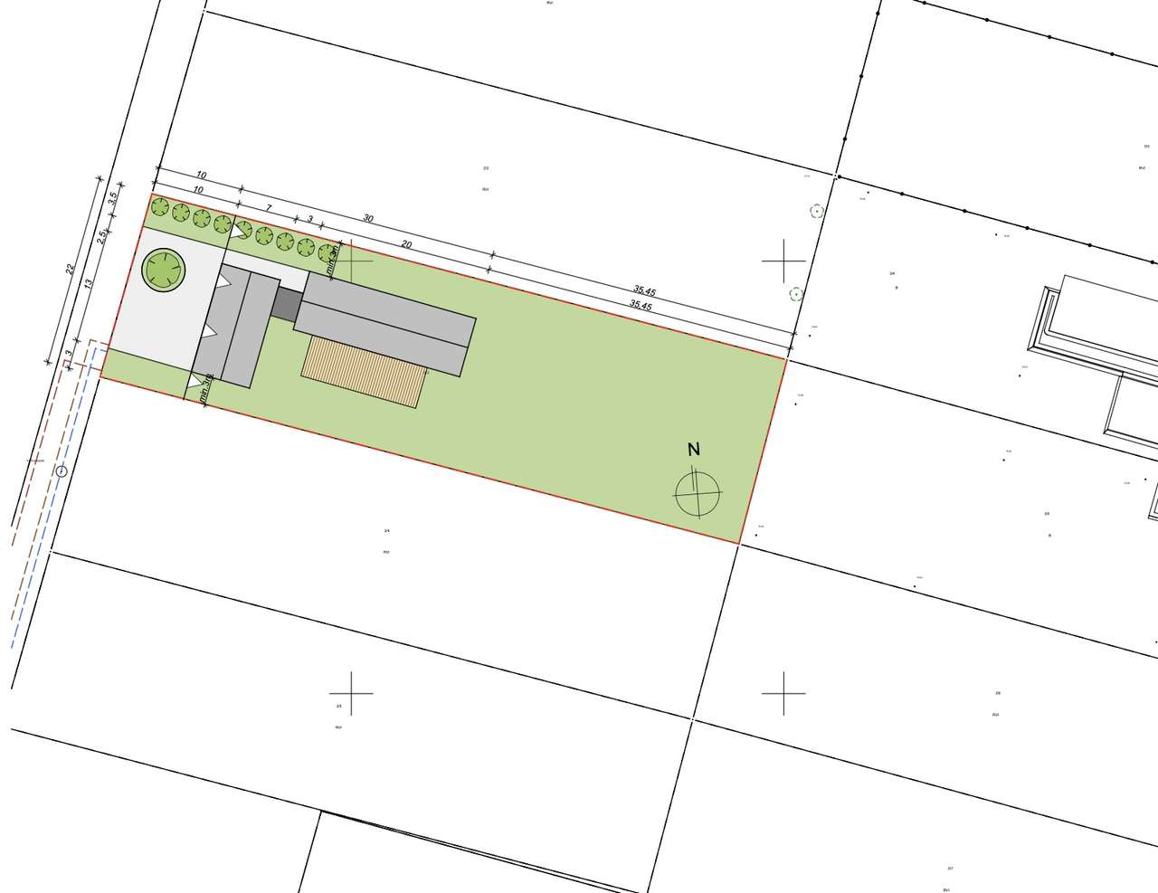 Działka 1674 m² – Poznań, Szczepankowo • WZ • tuż przy lesie • nr 2/3-11