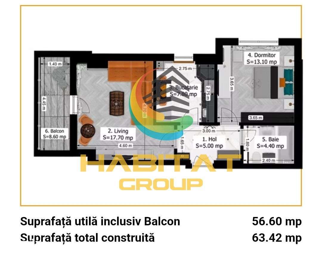 Apartament 2 camere Nou sos Magurele mutare 2026 - Imagine principală: 4/16