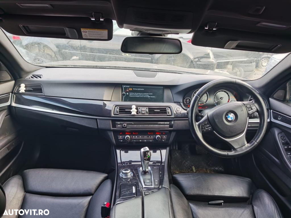 Interior Piele Confort BMW F10 2011 Ecrane Tetiere Telecomanda DVD Full Memorii - 7