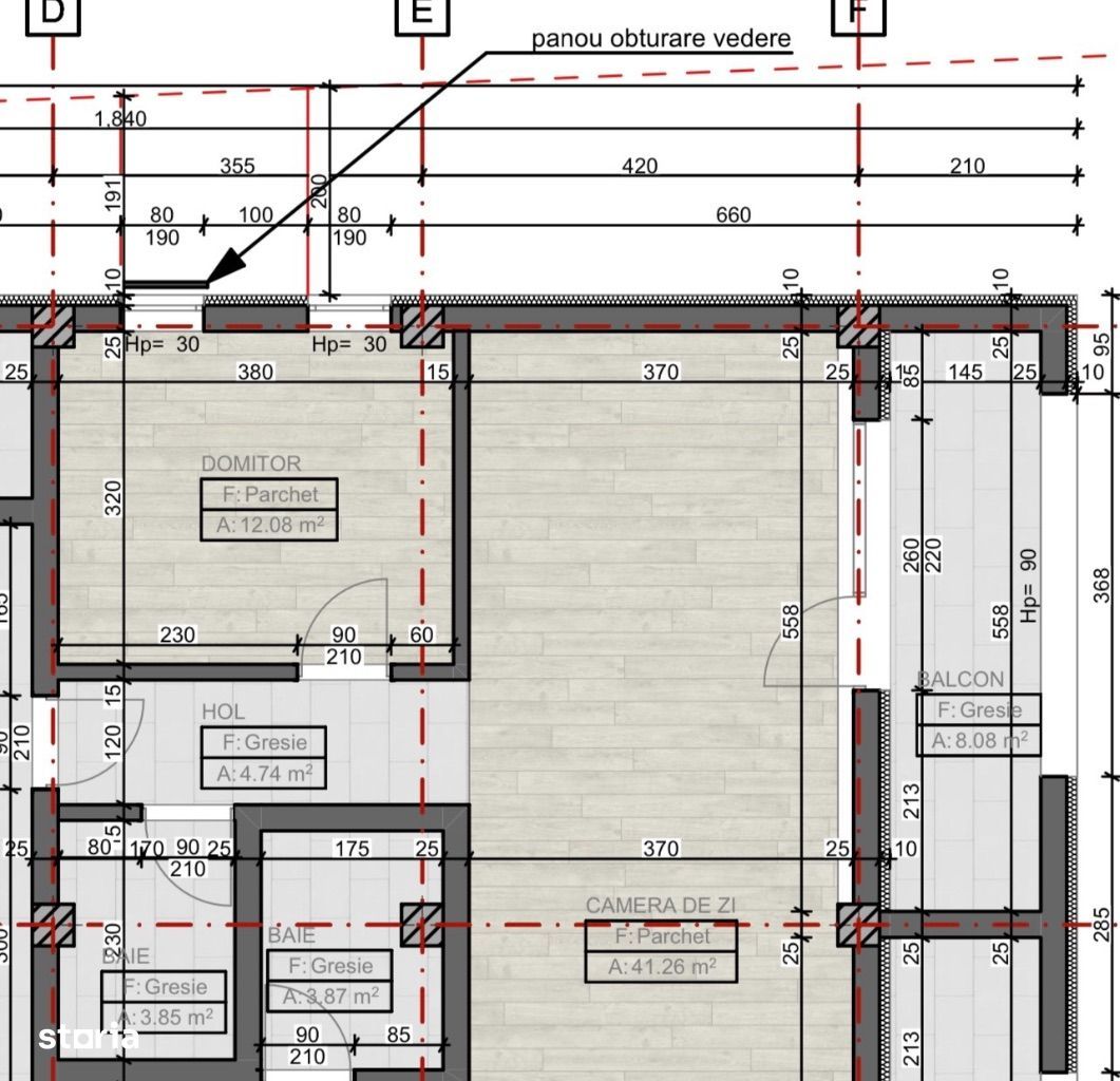 Apartament bloc nou