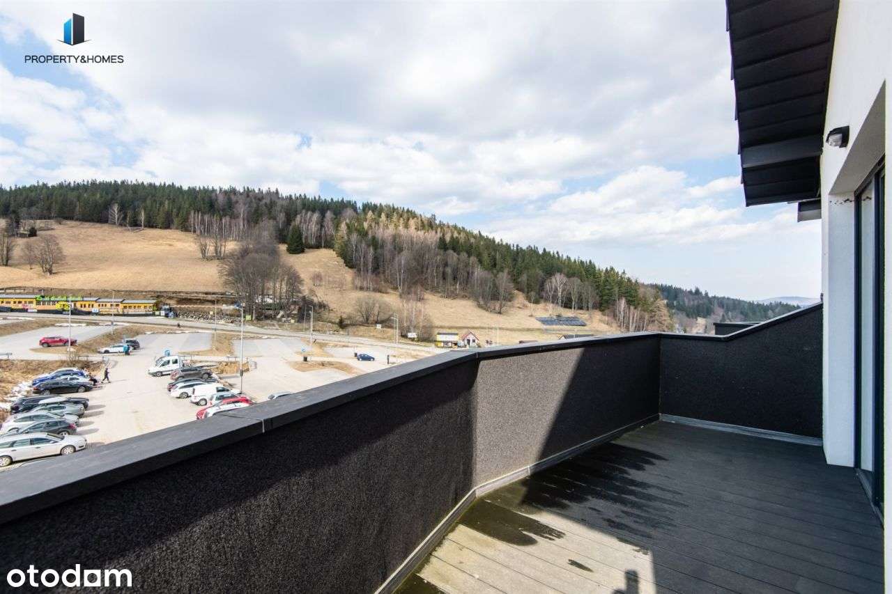 Widok na stok narciarski oraz piękną panoramę gór!-15