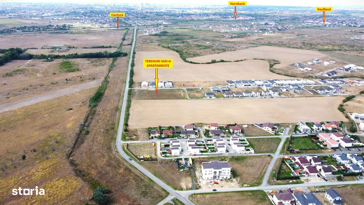 Terenuri Mosnita | servicii+6apartamente, la asfalt - Imagine principală: 4/6