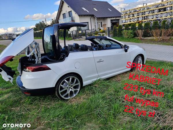 RENAULT MEGANE III KABRIOLET 2.0 D stan bdb Nawigacja skóry panorama dach TEMPOMAT zamiana 125 czoper - 5