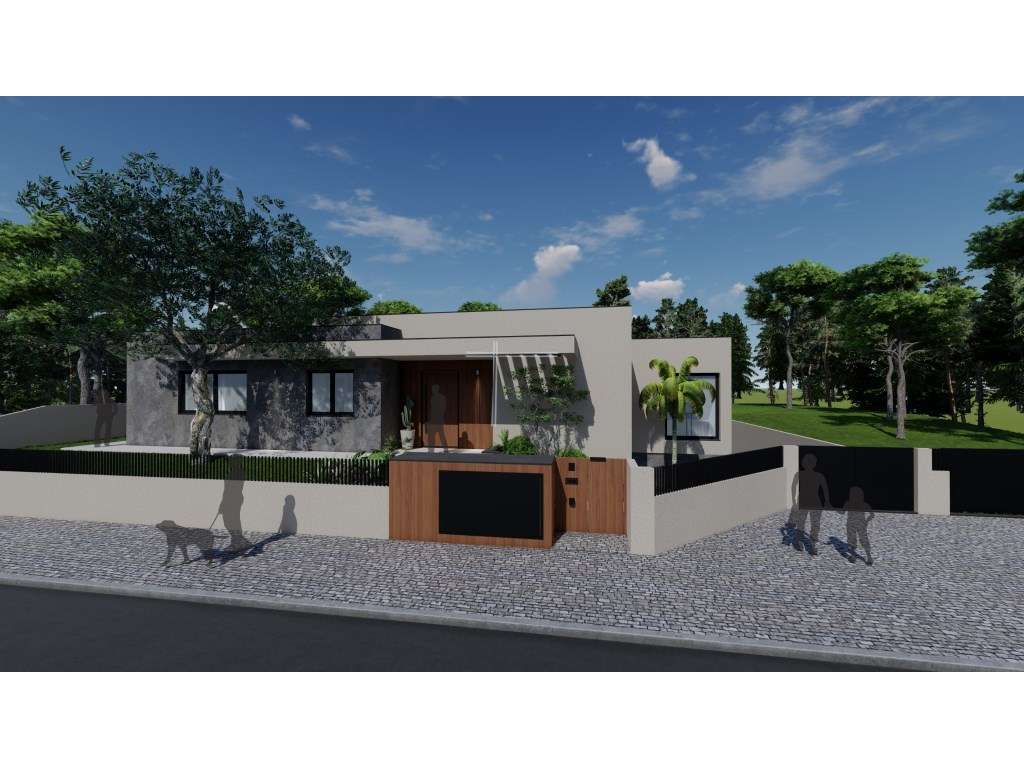 Moradia isolada T5, arquitetura contemporânea com garagem e piscina...-6