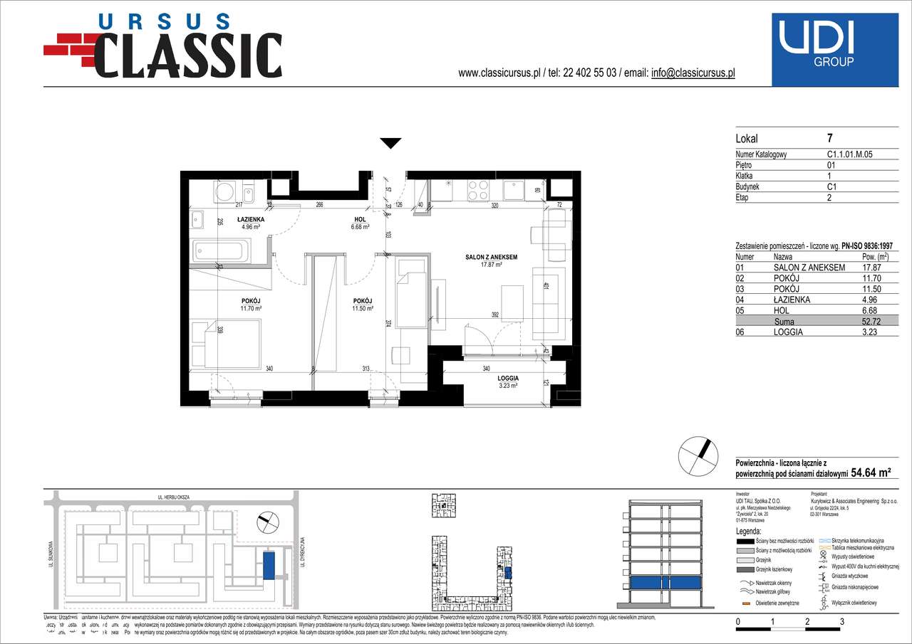 Ursus Classic | mieszkanie 3-pok. |C1_7 - Pełny obrazek: 2/9