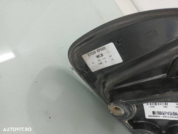 Oglinda dreapta Hyundai I20 1.3i G4LA-5H 2012-2015  87620-4P000 - 4