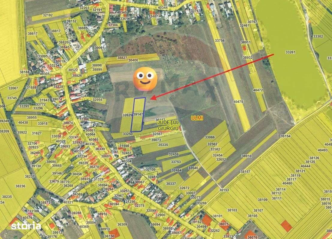 Teren intravilan de vanzare 4,445 mp Km 30-A1/ Icoana / Ulmi - Imagine principală: 3/5