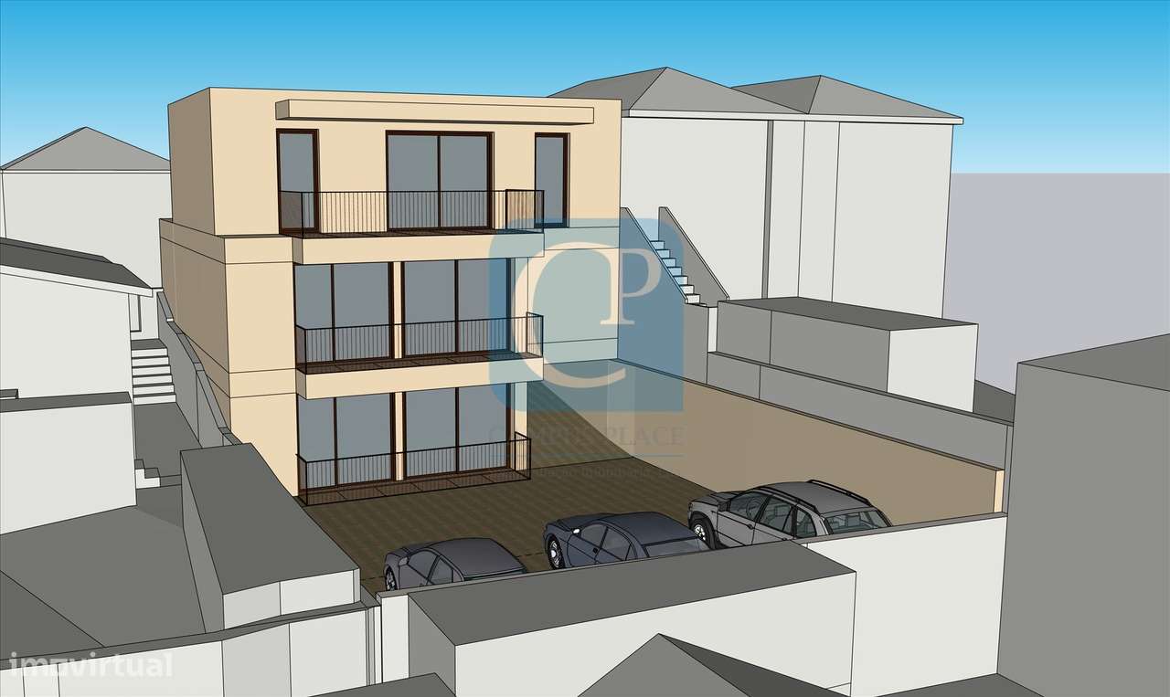 Terreno com Projeto de Arquitetura Aprovado em Pedrouços, Maia-0
