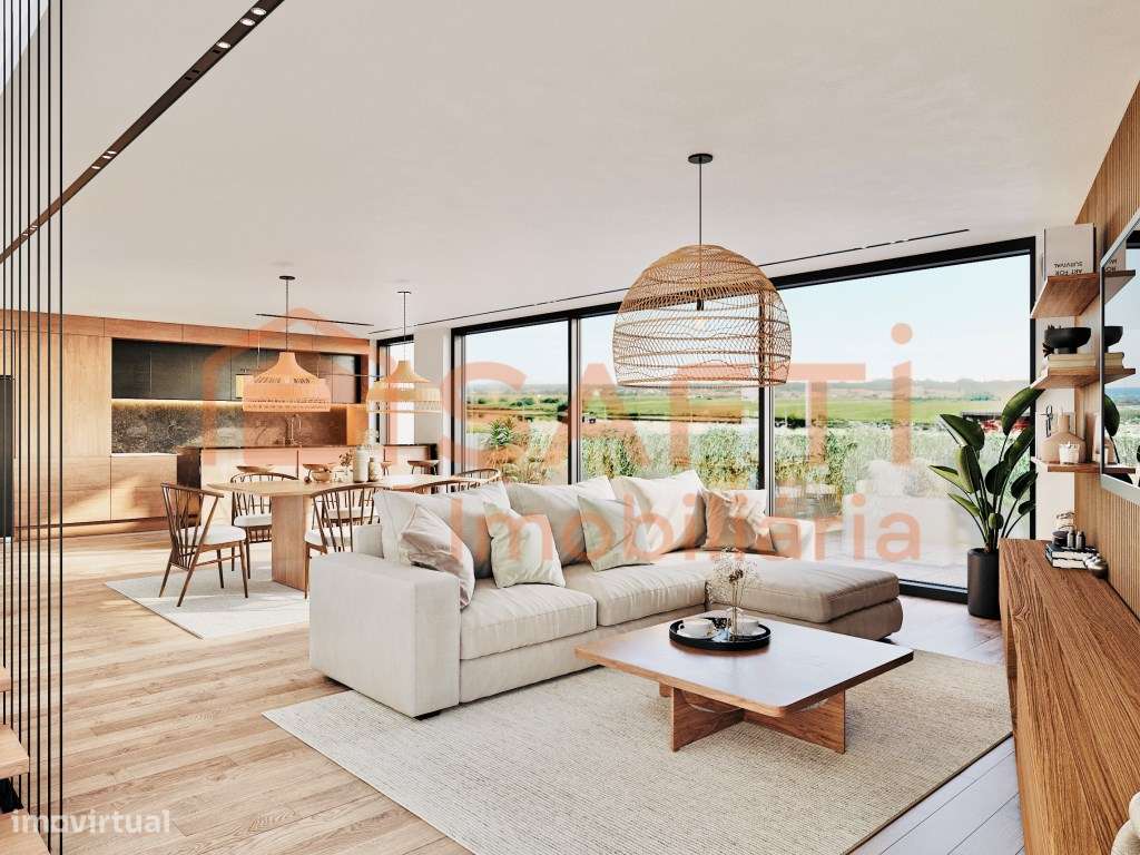 T4 Duplex 2.º piso 3 suítes + 1 quarto + 1 casa de banho + 2 garagens - Grande imagem: 4/7