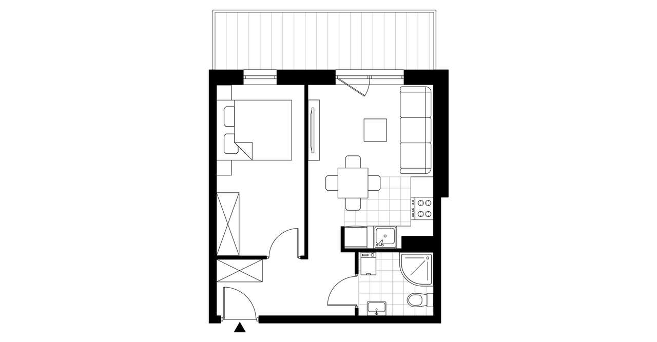 Zakątek Łokietka | mieszkanie 2-pok. | B7 - Pełny obrazek: 4/7