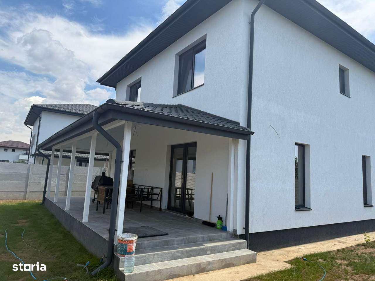 Casa individuala P+1E ~ 5 camere 3 bai + dressing ~ teren 407mp-4