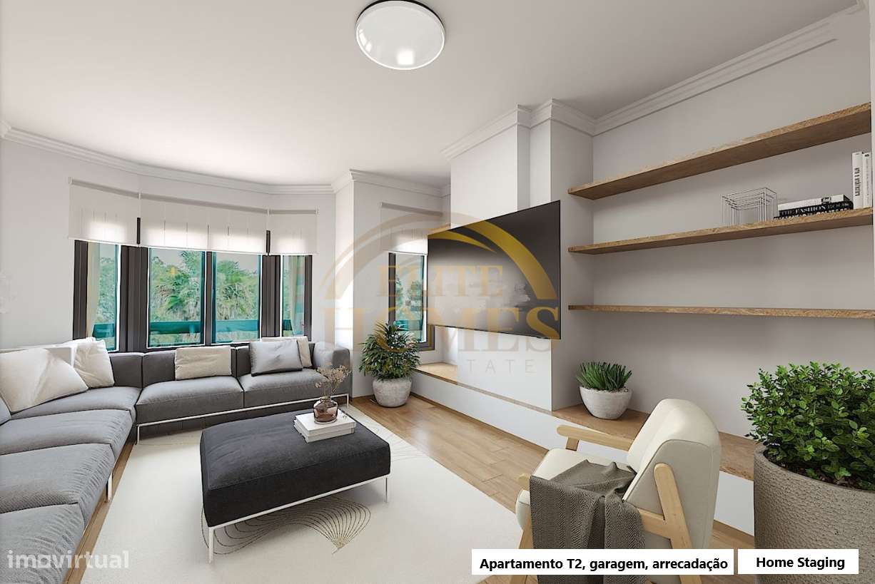 Apartamento T2 com vista rio e mata Jamor, Cruz Quebrada. - Grande imagem: 1/28