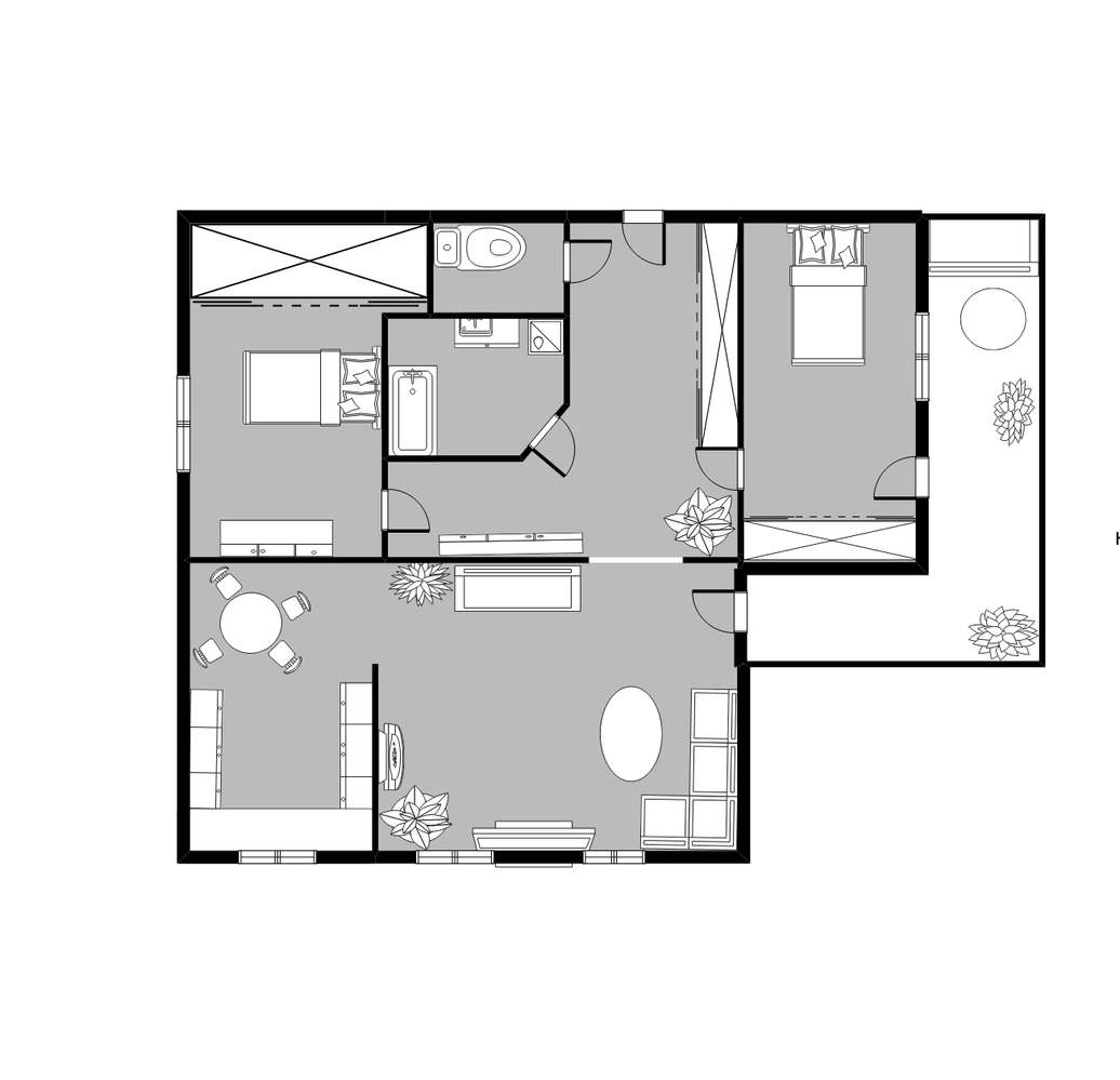 Przestronne 3-pokojowe mieszkanie z balkonem i garażem - Pełny obrazek: 3/13