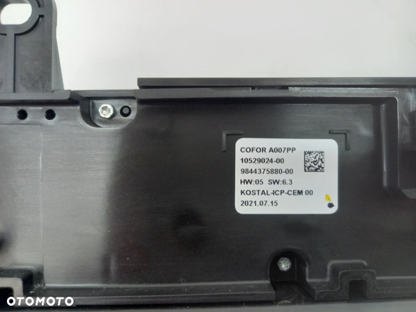 PANEL STEROWANIE KLIMATYZACJI CITROEN C4 III 2020- - 6