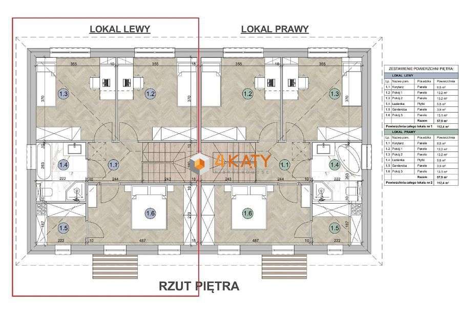 Nowy bliźniak 112 m2 - fotowoltaika - ogród - pełn-3