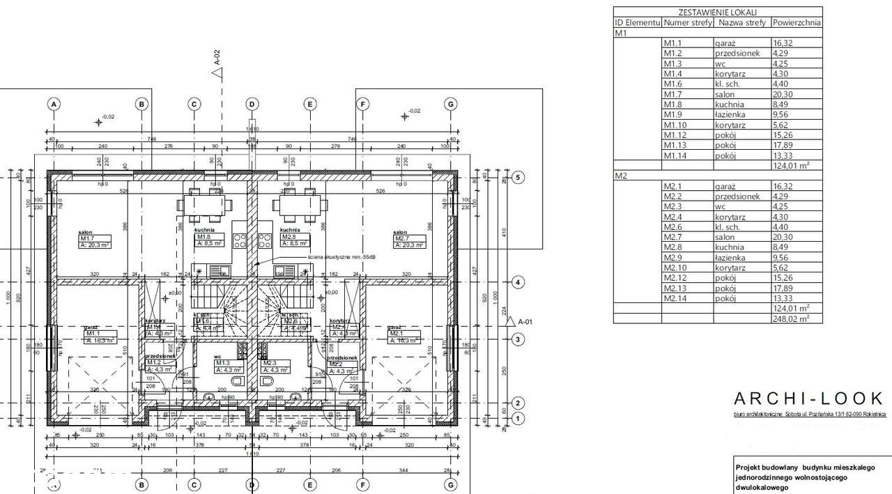Bliźniak z garażem - 124 m2 - pełne media - działka 430 m2-5