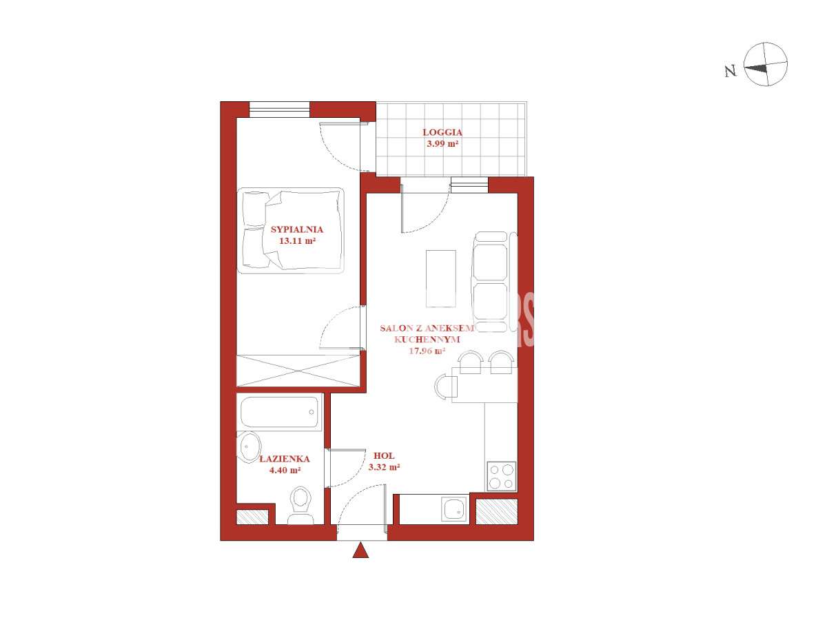 Mieszkanie z widokiem na Tor Wyścigów Konnych-15